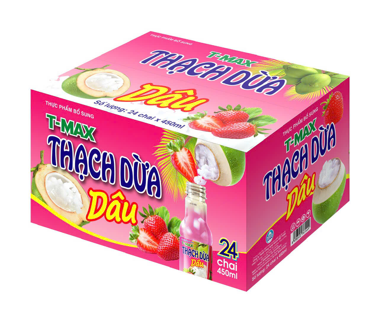 Thạch dừa dâu Nava